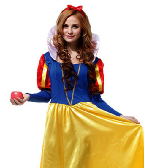 vestido branca de neve manga longa