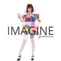 Branca de Neve Corset Luxo - Importada Pronta Entrega