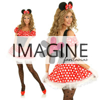 Fantasia Minnie (1) Feminina Adulta Importada Pronta Entrega