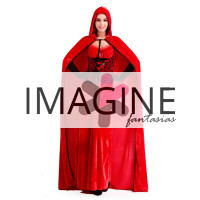 Fantasia Chapeuzinho Vermelho Longa Luxo