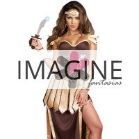 Fantasia Gladiadora Super Luxo Importada Pronta Entrega